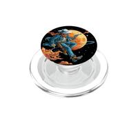 Disfraz de Vaquero Colorido de Planetas y Espacio PopSockets PopGrip para MagSafe