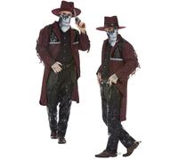 Disfraz De Vaquero Oscuro Deluxe Para Hombre De Halloween
