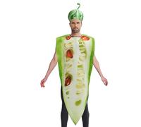 Disfraz de verduras para adultos, disfraz de Halloween, disfraz de juego de rol, equipo de realista para mujeres, hombres, jóvenes, vacaciones, | Eventos de actuación Sesión de fotos