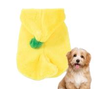 Disfraz de vestir para Perros - Traje en Forma de Plátano | Chaqueta de Cosplay cálida para Halloween, , Invierno, Fotografía, Mascotas Perros, Gatos, Cachorros, , Pequeños y Me