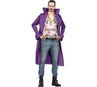 Disfraz De Villano Loco De Halloween Para Hombre Traje De Broma De Joker