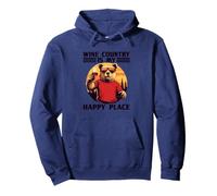 Disfraz de Wine Country is my Happy Place Sudadera con Capucha