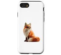 Disfraz de zorro con gafas de sol, diseño de animales Carcasa para iPhone SE (2020) / 7 / 8