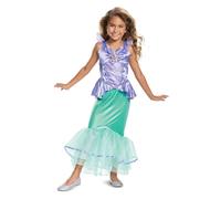 Disfraz Deluxe De Ariel La Sirenita De Disney Para Niños