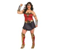 Disfraz Deluxe Plus Size De Wonder Woman De La Película Justice League