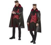 Disfraz Diablo Halloween Hombre Diablo Vampiro Disfraz + Cuernos