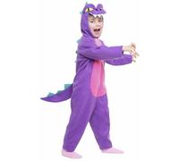 Disfraz Dinosaurio Color Morado Talla 5-6 Años Tamaño Infantil