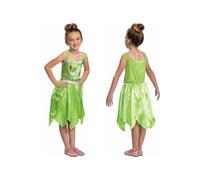 Disfraz Disney Princesas Campanilla Oficial - Disfraz Disney Campanilla Niña - Vestido Campanilla Niña Talla S - Niñas de 4 a 6 Años