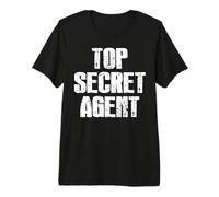 Disfraz Divertido de Agente Federal de Alto Secreto Camiseta Premium