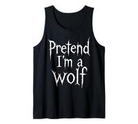 Disfraz Divertido de Anthro Furry de Pretend I'm a Wolf Camiseta sin Mangas