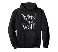 Disfraz Divertido de Anthro Furry de Pretend I'm a Wolf Sudadera con Capucha