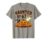 Disfraz Divertido de Fantasma y Calabaza para Halloween de Haunted by 67 Camiseta