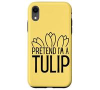 Disfraz Divertido de Florista de Halloween de fingir Que Soy un tulipán Carcasa para iPhone XR