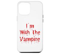 Disfraz Divertido de Halloween con Texto en inglés I'm with The Vampire Carcasa para iPhone 12 Pro MAX