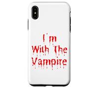 Disfraz Divertido de Halloween con Texto en inglés I'm with The Vampire Carcasa para iPhone XS MAX