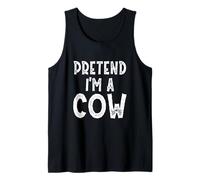 Disfraz Divertido de Halloween de fingir Que Soy una Vaca Camiseta sin Mangas