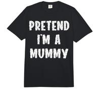 Disfraz Divertido de Halloween de última Hora de fingir Que Soy una Momia Comfort Colors Adult Heavyweight T-Shirt