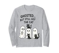 Disfraz Divertido de Halloween Ghosted Still Got The Cat Manga Larga