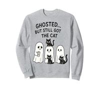 Disfraz Divertido de Halloween Ghosted Still Got The Cat Sudadera