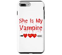Disfraz Divertido de Halloween para Mujeres, Hombres, niños y niñas, de She Is My Vampire Carcasa para iPhone 7 Plus/8 Plus
