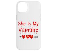 Disfraz Divertido de Halloween para Mujeres, Hombres, niños y niñas, de She Is My Vampire Carcasa para iPhone 14 Plus