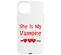 Disfraz Divertido de Halloween para Mujeres, Hombres, niños y niñas, de She Is My Vampire Carcasa para iPhone 15 Plus