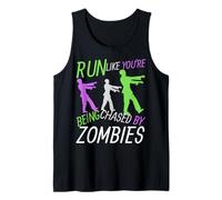 Disfraz Divertido de Halloween Run Like You'Re Running from Zombies Camiseta sin Mangas