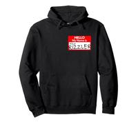 Disfraz divertido de Hello My Name is The Rizzler para Halloween Sudadera con Capucha