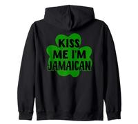 Disfraz Divertido de Jamaica para el Día de San Patricio de Kiss Me I'm Jamaica Sudadera con Capucha