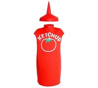 Disfraz divertido de Ketchup - Accesorios de de disfraces de cosplay humorosos | Diseño de disfraz de mostaza divertido a juego para parejas o grupos | temática Halloween Stage