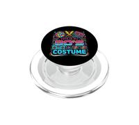 Disfraz Divertido de los años 80 con Texto en inglés This Is My 80's Costume PopSockets PopGrip para MagSafe