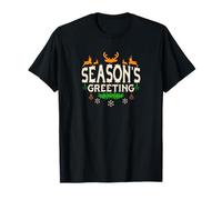 Disfraz Divertido de Navidad de Season's Greetings Camiseta