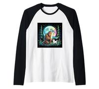 Disfraz Divertido de Perro de los Grandes Pirineos para niños y niñas Camiseta Manga Raglan
