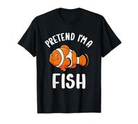 Disfraz divertido de pez payaso para Halloween Camiseta