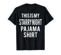 Disfraz Divertido de Pijama This Is My Starry Night Camiseta