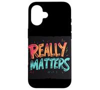Disfraz Divertido de Really Matters Carcasa para iPhone 16