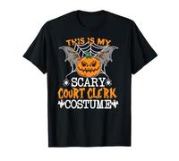 Disfraz Divertido de Secretario de la Corte This Is My Scary para Fiesta de Halloween Camiseta
