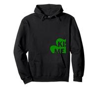 Disfraz divertido de trébol de San Patricio Kiss Me I'm Yemeni Sudadera con Capucha
