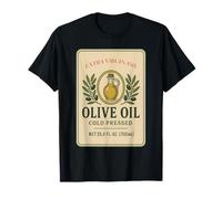 Disfraz divertido de último minuto "Aceite de oliva virgen extra" Camiseta