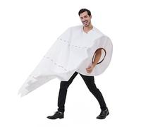 Disfraz divertido para adultos, disfraz de fiesta de Halloween, rollo de papel higiénico, disfraz de Halloween para adultos, divertido rollo grande de papel higiénico, cosplay, para hombres y mujeres