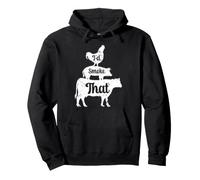 Disfraz Divertido para Amantes de la Barbacoa de Carne ahumada con Texto en inglés I'D Smoke That Sudadera con Capucha