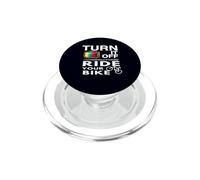 Disfraz Divertido para Amantes del Paseo en Bicicleta Turn It Off Ride Your Bike PopSockets PopGrip para MagSafe