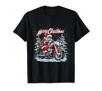 Disfraz Divertido para Navidad, Papá Noel Feo, Motociclista Motorrad Nikolaus Camiseta