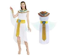 Disfraz egipcio, elegante Soft Cleopatra Disfraz Mujeres, Accesorios egipcios para presentaciones en el escenario de la fiesta de Halloween de cosplay, mujeres, Cleopatra