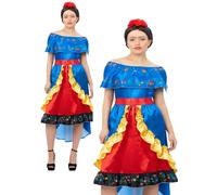 Disfraz Elegante De Artista Frida Kahlo Para Damas