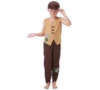 Disfraz Elegante De Día Para Niños Pobres De La Época Victoriana De 3 A 13 Años