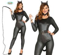 Disfraz Elegante De Gato Para Damas De Halloween Cat Woman Catsuit Nuevo