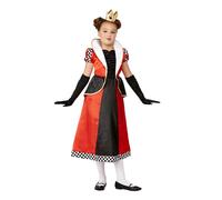 Disfraz Elegante De La Reina De Corazones De Alicia En El País De Las Maravillas