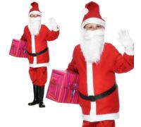 Disfraz Elegante De Navidad Para Niños Santa Para Fiesta De Navidad 4-12 Años