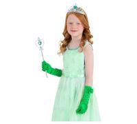 Disfraz Elegante De Niña Verde Princesa Para El Día De San Patricio
